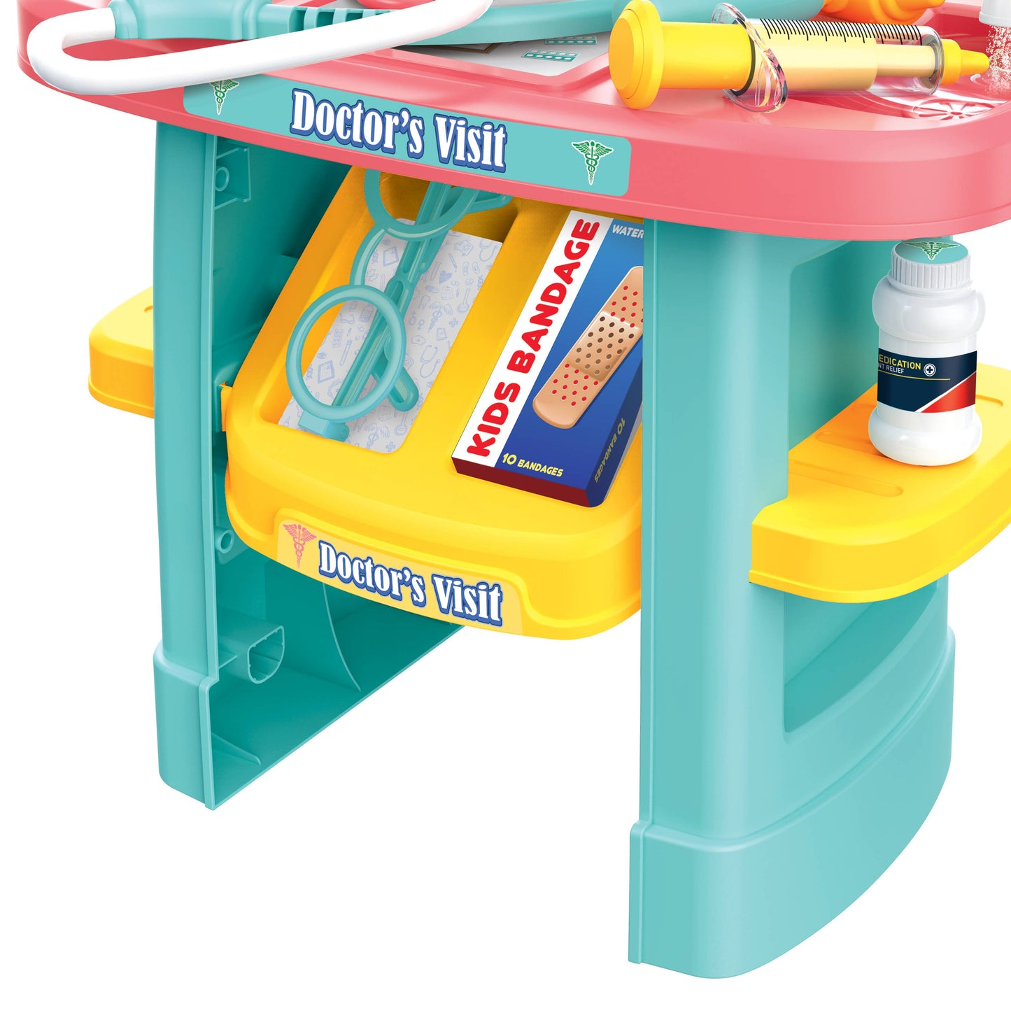 20 Piece Doctor's Visit Kid's Doctor Playset