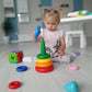 Educational toy "Pyramid" LUX in a box, Tigres