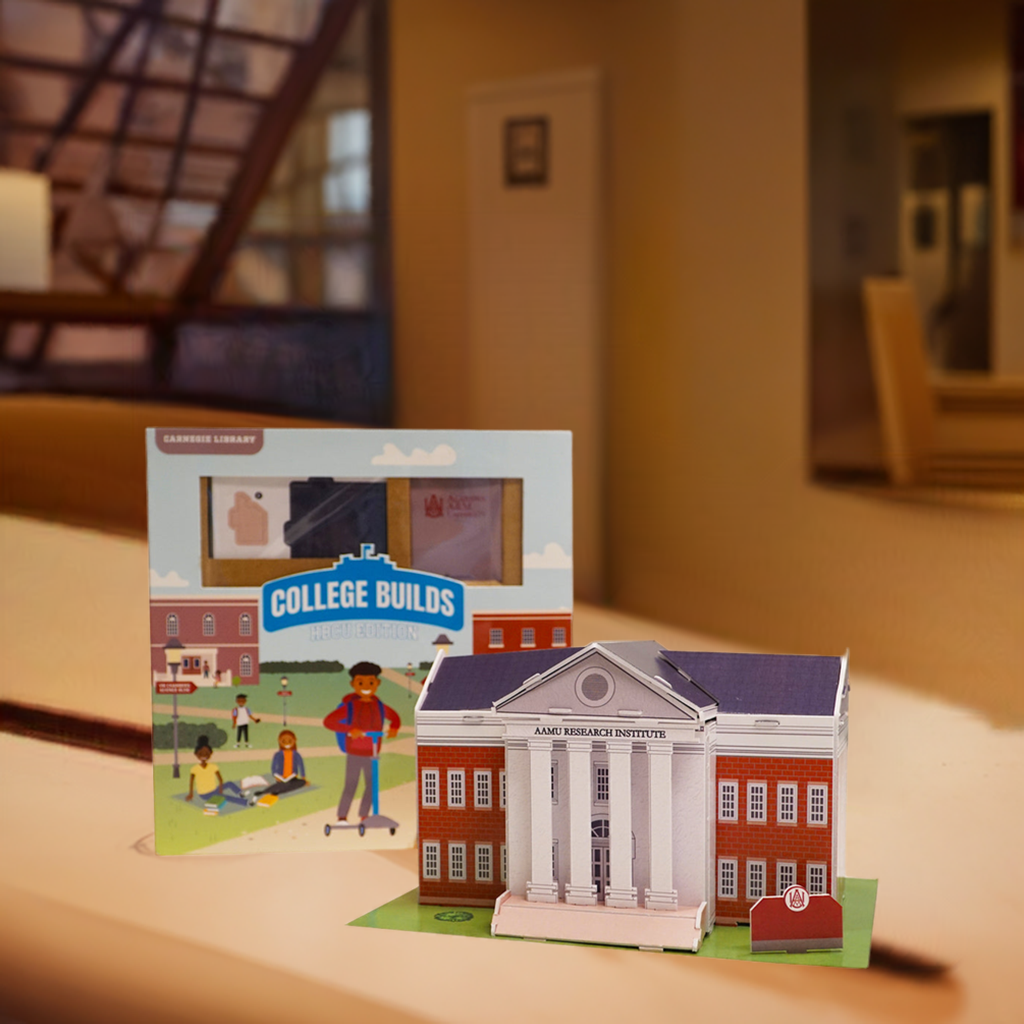 Alabama A&amp;M College Builds |STEM | Constructor Kit | Brown Toy Box