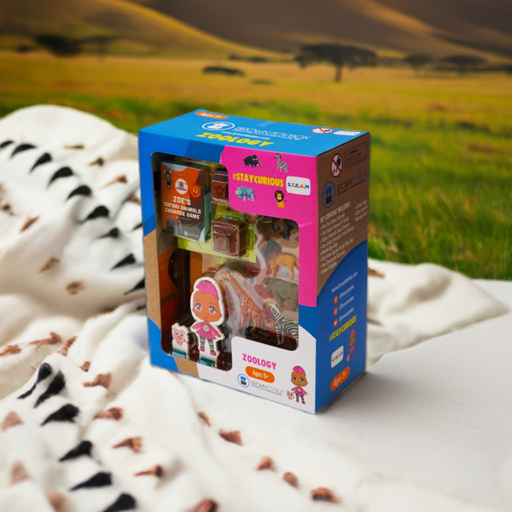 Brown Toy Box Dadisi Academy Crew Zoology STEAM Kit | STEM| STEM Activ brown-toy-box-dadisi-academy-crew-zoology-steam-kit-stem-stem-activ