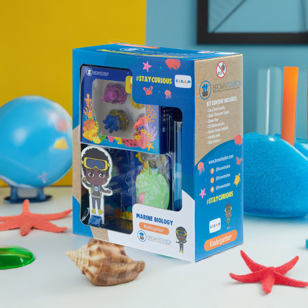 Brown Toy Box Dadisi Academy Oscar/Marine Biology STEAM Kit