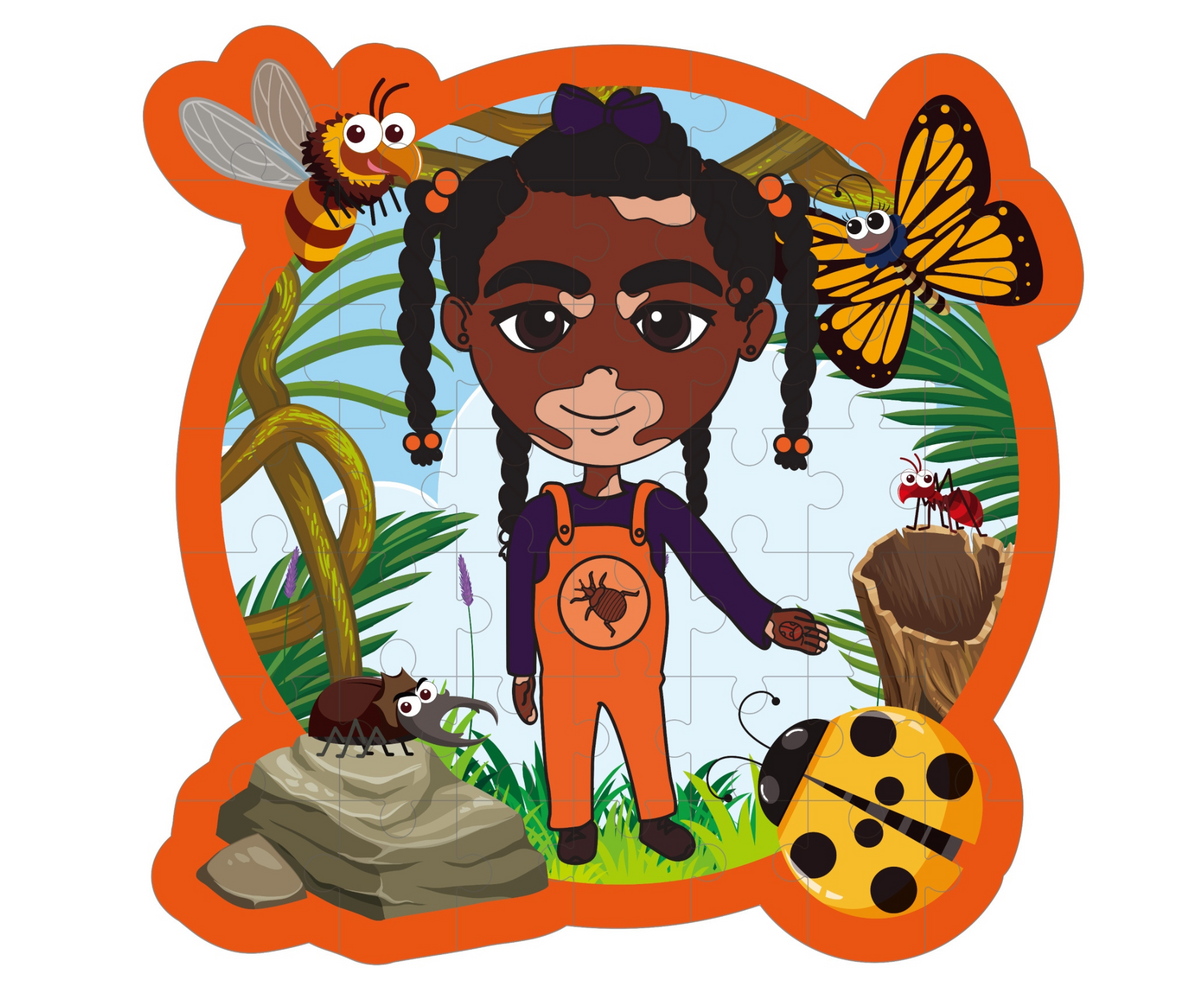 Dadisi Academy Giant 3ft Puzzle (Willow Entomology) I Bug Out Over Beetles, Butterflies and Bumblebees!
