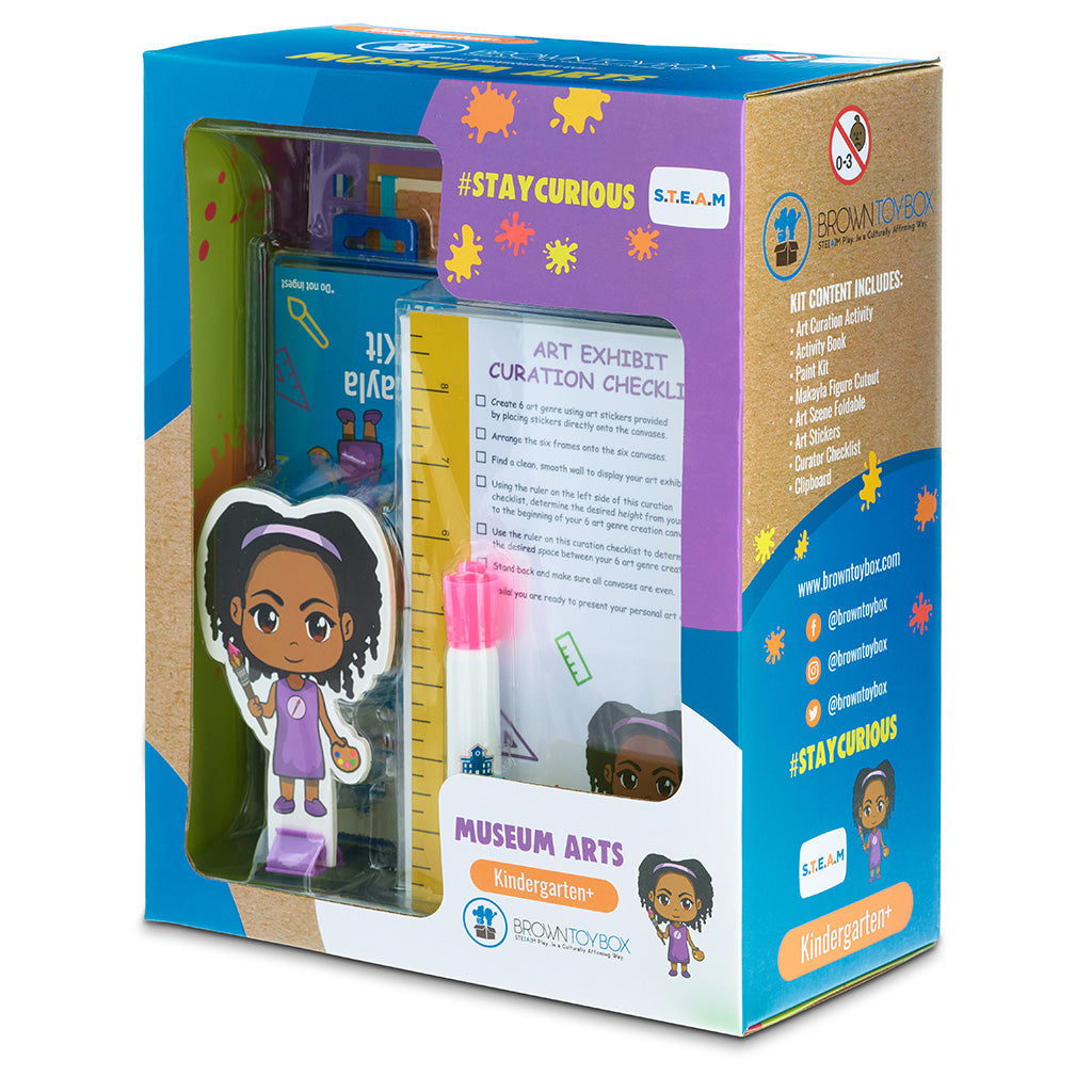 Brown Toy Box Dadisi Academy Makayla/Museum Arts STEAM Kit