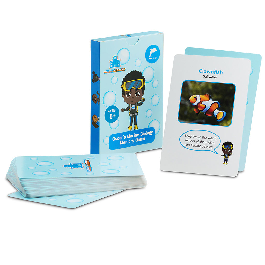 Oscar&#39;s Marine Biology Memory Game | STEM| Card Games