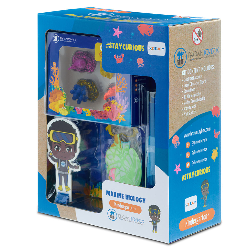 Brown Toy Box Dadisi Academy Oscar/Marine Biology STEAM Kit