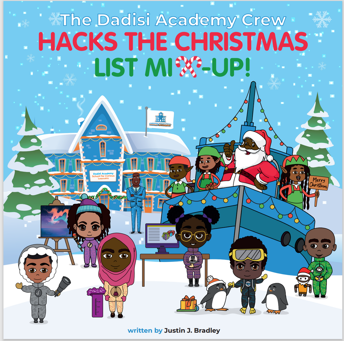 Dadisi Academy Crew Hacks the Christmas List Mix-Up | Brown Toy Box | STEM Christmas Book