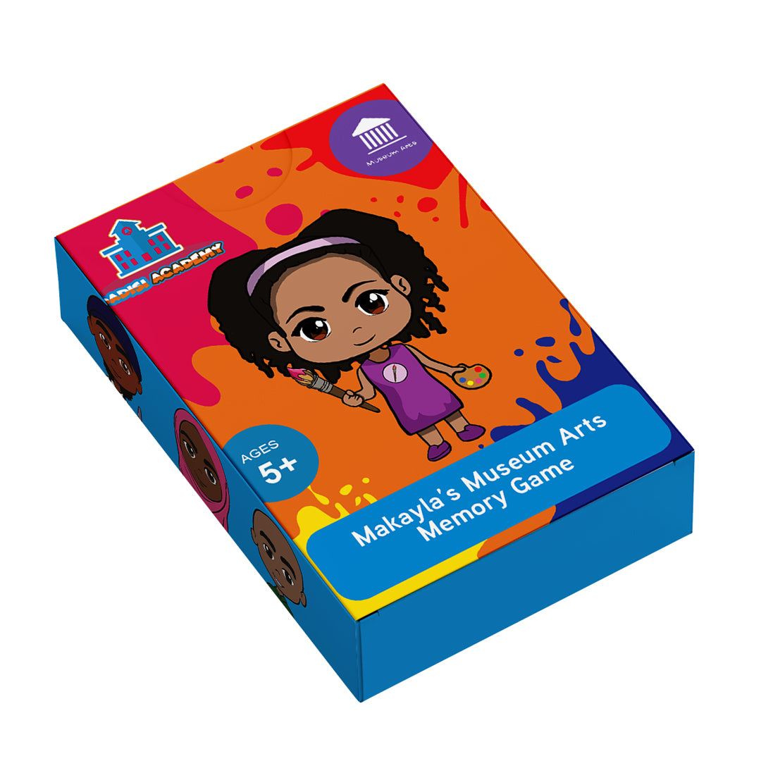 Makayla&#39;s Museum Arts Memory Game | STEM| Black Art| Brown Toy Box