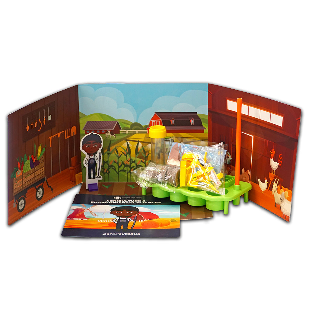 Brown Toy Box Dadisi Academy Sebastian/Agriculture STEAM Kit