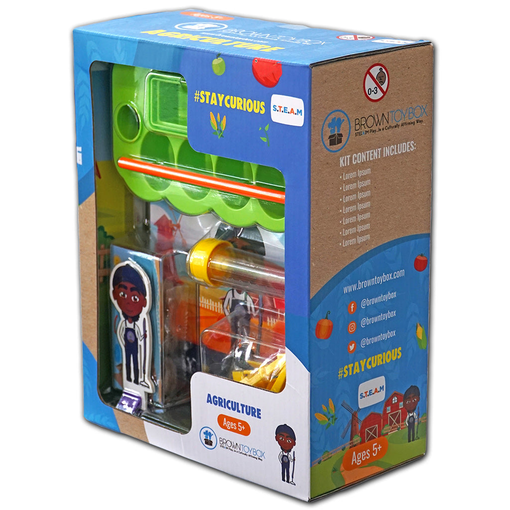 Brown Toy Box Dadisi Academy Sebastian/Agriculture STEAM Kit