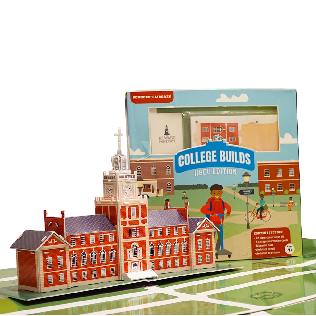 Howard University College Builds | STEM | Constructor Kit| Diverse Toys | Brown Toy Box