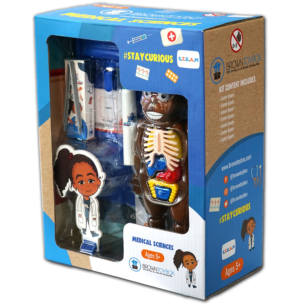 Brown Toy Box Dadisi Academy Haylee/Medical Sciences STEAM Kit